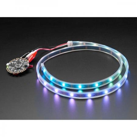 디바이스마트,LED/LCD > LED 인테리어조명 > LED 스트립,Adafruit,Adafruit NeoPixel LED Strip w/ Alligator Clips - 30 LEDs/meter - 1 Meter - BLACK [ada-3812],Adafruit NeoPixel LED Strip (악어 클립 포함) / 길이 : 1M / 미터당 30 LED / 3-5V DC 전원 공급 (6V 이상 사용 금지)