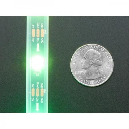 디바이스마트,LED/LCD > LED 인테리어조명 > LED 스트립,Adafruit,Adafruit NeoPixel LED Strip w/ Alligator Clips - 30 LEDs/meter - 1 Meter - BLACK [ada-3812],Adafruit NeoPixel LED Strip (악어 클립 포함) / 길이 : 1M / 미터당 30 LED / 3-5V DC 전원 공급 (6V 이상 사용 금지)