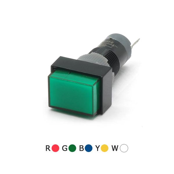 12파이 조광형 표시등 스위치 K12-190 (직사각형)