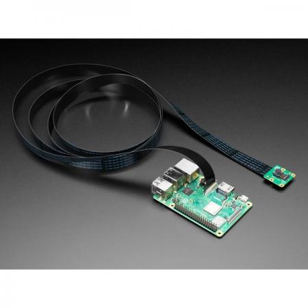 디바이스마트,오픈소스/코딩교육 > 라즈베리파이 > 아답터/방열판/OS/기타,Adafruit,Flex Cable for Raspberry Pi Camera or Display - 2 meters [ada-2144],라즈베리파이 카메라와 디스플레이 용 플렉스 케이블 - 2m