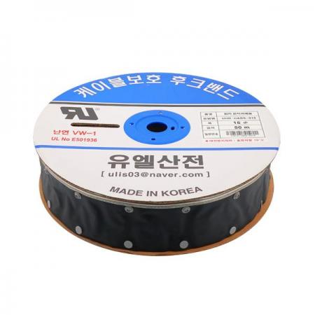 디바이스마트,케이블/전선 > 케이블악세사리/툴 > 후크밴드/노이즈필터,,접지차폐 후크밴드 UABS-090,UL인증 / 여닫기 쉬운 케이블 결속 및 수정 / 후크밴드 / 특수원단으로 높은 전자파 차단 성능 / 접지 / 90Ø