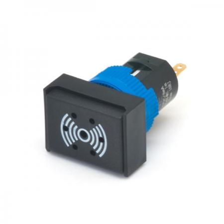 디바이스마트,스위치/부저/전기부품 > 부저/스피커/사이렌 > 부저 > 산업용 부저,KACON,16파이 비조광 연속음 부저 K16-BZ (직사각형) 24V,16∅ / 비조광형 / 직사각형 / 24VDC