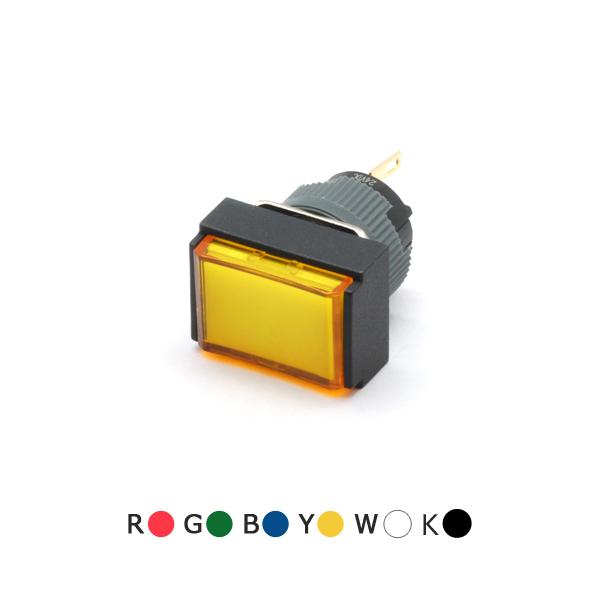 16파이 조광형 표시등 스위치 F16-190 (직사각형)