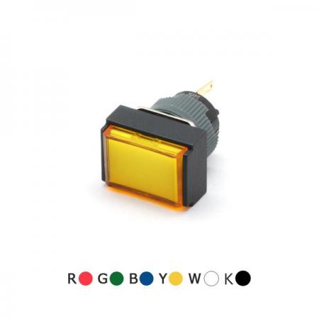 디바이스마트,스위치/부저/전기부품 > 산업용 스위치/제어 기기 > 제어/안전 스위치 > 기타 스위치,KACON,16파이 조광형 표시등 스위치 F16-190 (직사각형),16∅ / PL / 직사각형 / 6,12,24VDC 선택 / Red / Green / Yellow / White / Blue / Black 선택