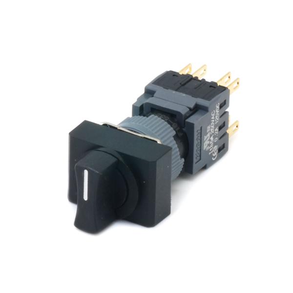 16파이 비조광 3단 셀렉터 스위치 F16-532 (직사각형)