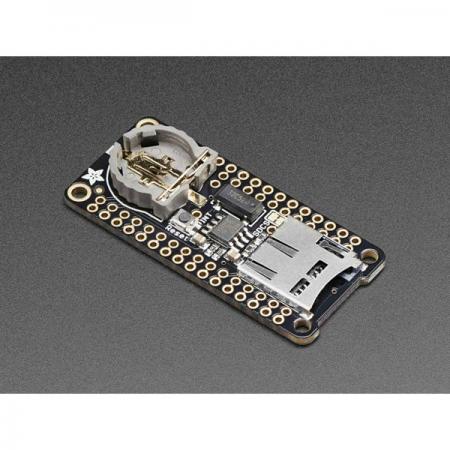 디바이스마트,MCU보드/전자키트 > 버튼/스위치/제어/RTC > RTC/타이머,Adafruit,Adalogger FeatherWing-RTC+SD Add-on For All Feather Boards [ada-2922],배터리 충전 기능과 마이크로 SD카드 스토리지 지원 가능한 RTC + SD 애드온 보드 / 마이크로 SD카드 미포함
