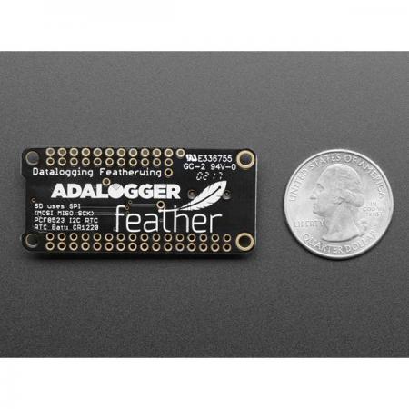 디바이스마트,MCU보드/전자키트 > 버튼/스위치/제어/RTC > RTC/타이머,Adafruit,Adalogger FeatherWing-RTC+SD Add-on For All Feather Boards [ada-2922],배터리 충전 기능과 마이크로 SD카드 스토리지 지원 가능한 RTC + SD 애드온 보드 / 마이크로 SD카드 미포함