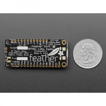 디바이스마트,오픈소스/코딩교육 > 아두이노 > 아두이노 통신모듈,Adafruit,Adafruit Feather 32u4 RFM96 LoRa Radio-433MHz-RadioFruit [ada-3079],RFM9x LoRa 433MHz 라디오 모듈이 내장된 아두이노 호환 가능한 개발 보드 / 저전력 무선 네트워크 개발에 적합