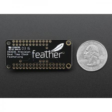 디바이스마트,MCU보드/전자키트 > 버튼/스위치/제어/RTC > RTC/타이머,Adafruit,DS3231 Precision RTC FeatherWing - RTC Add-on For Feather Boards [ada-3028],DS3231 기반의 Feather 보드용 애드온 정밀 RTC 모듈 / 온도 센서 내장