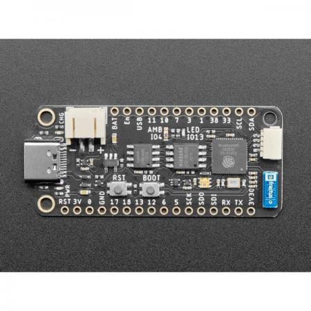 디바이스마트,MCU보드/전자키트 > 통신/네트워크 > 와이파이,Adafruit,FeatherS2 - ESP32-S2 Feather Development Board [ada-4769],16MB의 플래시 메모리와 8MB의 QSPI로 구성된  ESP32-S2 기반 개발 보드 /  두 개의 3.3V 레귤레이터가 함께 제공