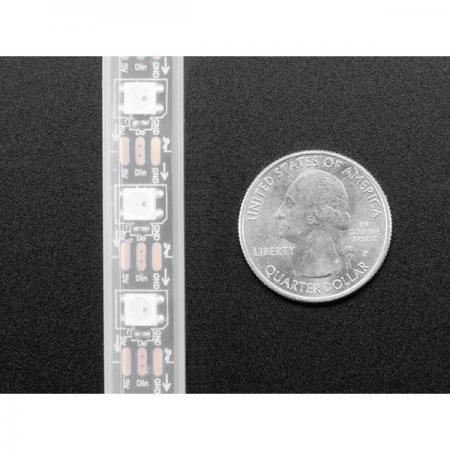 디바이스마트,LED/LCD > LED 인테리어조명 > LED 스트립,Adafruit,Adafruit NeoPixel LED Strip w/ Alligator Clips - 60 LED/m - 0.5 Meter Long - Black Flex [ada-3811],Adafruit NeoPixel LED Strip (악어 클립 포함) / 길이 : 0.5M / 미터당 60 LED / 3-5V DC 전원 공급 (6V 이상 사용 금지)