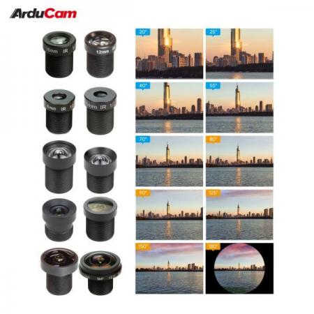디바이스마트,MCU보드/전자키트 > 카메라/비디오 > 스캐너/기타/악세사리,ArduCAM,Arducam M12 Lens Set, Arducam Lens for USB Camera [LK005],USB 카메라 용 Arducam M12 렌즈(10개) 세트