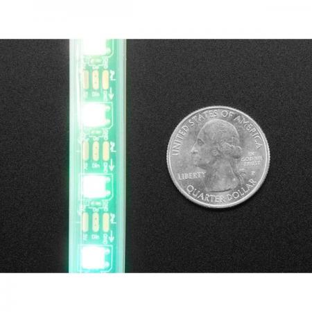 디바이스마트,LED/LCD > LED 인테리어조명 > LED 스트립,Adafruit,Adafruit NeoPixel LED Strip w/ Alligator Clips - 60 LED/m - 0.5 Meter Long - Black Flex [ada-3811],Adafruit NeoPixel LED Strip (악어 클립 포함) / 길이 : 0.5M / 미터당 60 LED / 3-5V DC 전원 공급 (6V 이상 사용 금지)