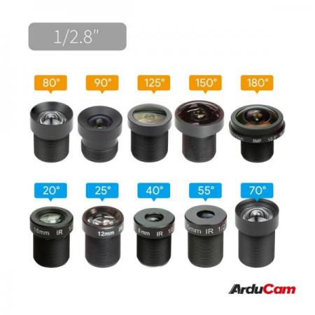 디바이스마트,MCU보드/전자키트 > 카메라/비디오 > 스캐너/기타/악세사리,ArduCAM,Arducam M12 Lens Set, Arducam Lens for USB Camera [LK005],USB 카메라 용 Arducam M12 렌즈(10개) 세트