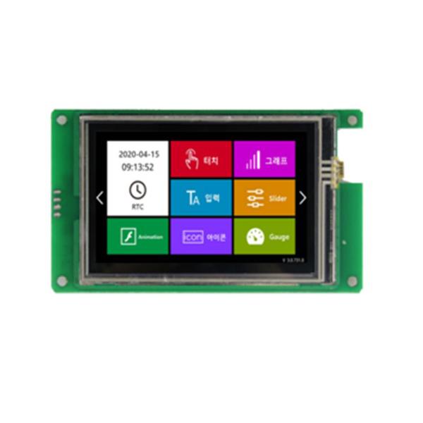 ezHMI EZ32480M035 3.5인치 감압식 터치 RS232 LCD