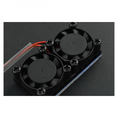 디바이스마트,오픈소스/코딩교육 > 라즈베리파이 > 아답터/방열판/OS/기타,DFROBOT,Raspberry Pi Dual Cooling Fans Kit [FIT0817],라즈베리파이 듀얼 냉각 팬 키트 / 라즈베리파이 3B / 3B+ / 4B와 호환 가능