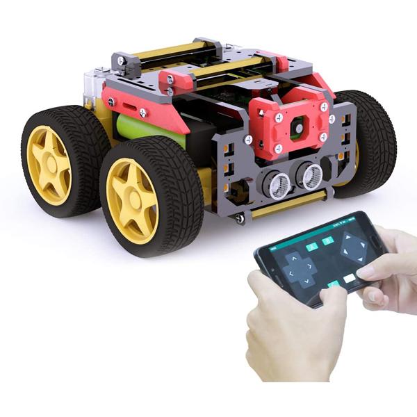 Adeept 4WD Smart Robot Kit for Raspberry Pi