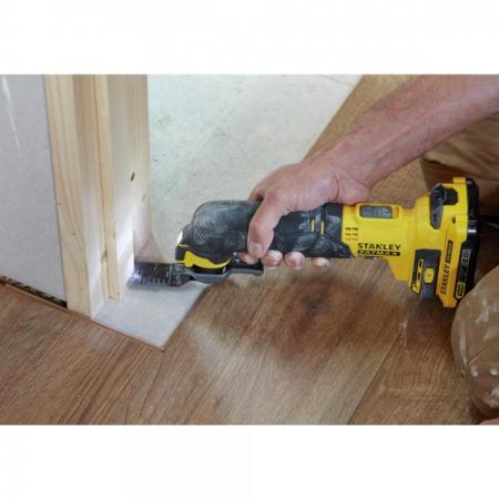 디바이스마트,수공구/전자공구/전동공구 > 전동/엔진공구 > 충전공구 > 충전원형톱/커터,스탠리,멀티 커터 SCT500D2K (20V/2Ah) 배터리2개 액세서리 4종,무부하 회전수 8,000-18,000 vpm / 진동각도 좌/우  1.4º / 온오프 슬라이드 스위치 / 플락스틱 박스 / 무게 1.4kg (본체)