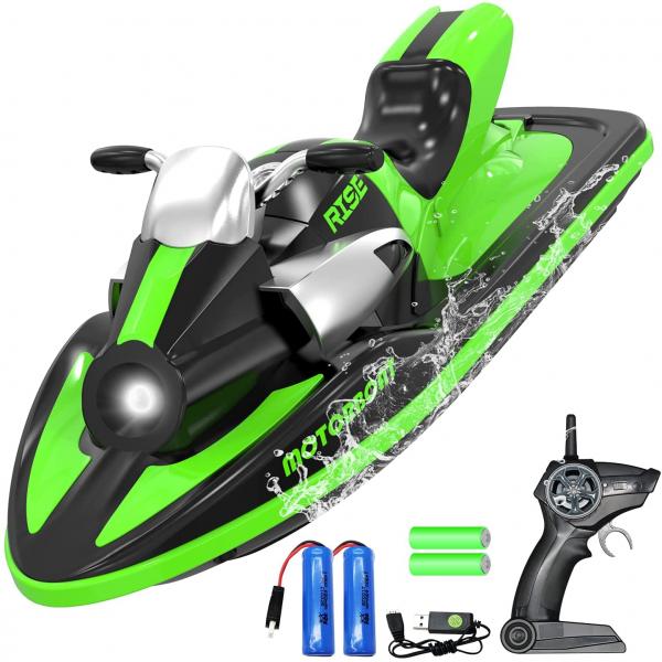 VOLANTEXRC RC Boat Remote Control Boat for Pool and Lake - [Green + Black]