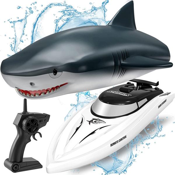 Remote Control Shark Boat (2.4G 9.315mph) / 디바이스마트