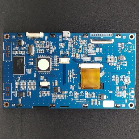 디바이스마트,LED/LCD > LCD COLOR > 칼라터치 LCD패널 > 6인치 컬러터치 LCD패널,가나시이스,GL-50D + 5인치 TFT-LCD + 정전식 터치 패널,5인치 TFT-LCD Control Board / 해상도: 800 X 480 / RS-232 / SPI Interface / 5V 단일전압 / Buzzer 및 Audio 출력 가능 / 정전식 터치패널(Capacitive Touch Panel 지원)