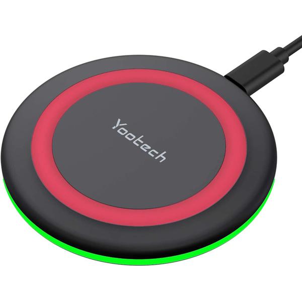 Yootech Wireless Charger(Black/Red)