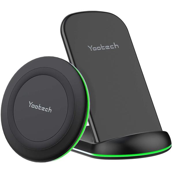 Yootech 10W Max Wireless Charging Pad Stand Bundle