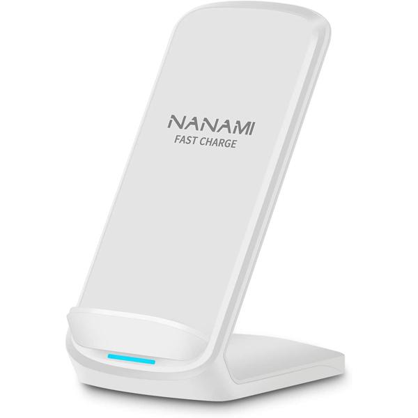 NANAMI Upgraded Fast Wireless Charger(Classic White)
