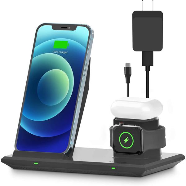 NANAMI 3 in 1 Fast Wireless Charging Station