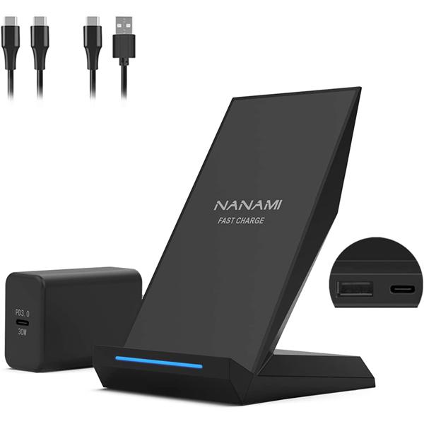 NANAMI 2 in 1 Wireless Charger With USB-A Port