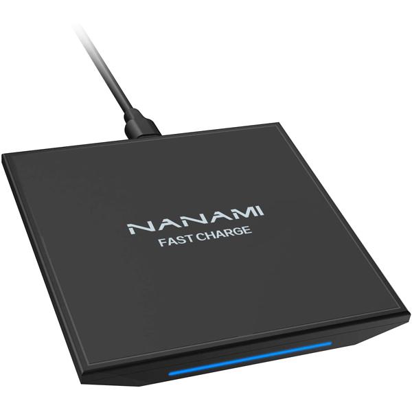 NANAMI Upgraded Wireless Charger 15W Max Fast Charging Pad