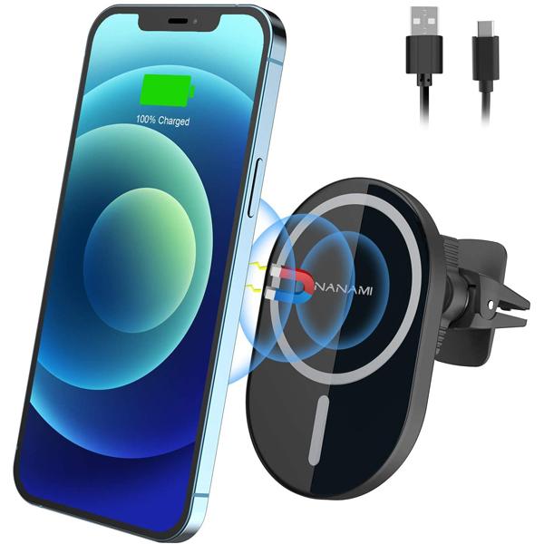 iPhone 12 Magnetic Wireless Car Charger, NANAMI 7.5W Fast Car Charger