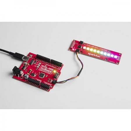 디바이스마트,MCU보드/전자키트 > 디스플레이 > LED,SparkFun,SparkFun Qwiic LED Stick - APA102C [COM-18354],주소 지정이 가능한 10개의 LED Stick / 개별 LED에 카운트를 바이너리로 표시 가능