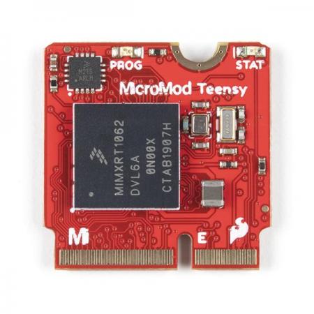 디바이스마트,MCU보드/전자키트 > 프로세서/개발보드 > ARM > Cortex-M7,SparkFun,SparkFun MicroMod Teensy Processor [DEV-16402],iMXRT1062 칩이 내장된 MicroMod 캐리어 보드 / 최대 600MHz의 클럭 속도, ARM Cortex-M7 프로세서 탑재