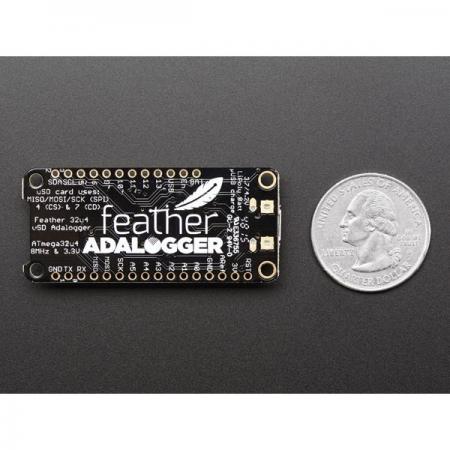 디바이스마트,MCU보드/전자키트 > 개발용 장비 > 롬라이터/데이터로거,Adafruit,Adafruit Feather 32u4 Adalogger [ada-2795],USB 및 배터리 충전 기능이 내장된 올인원 데이터 로거 / MicroSD 카드 및 USB 케이블 미포함