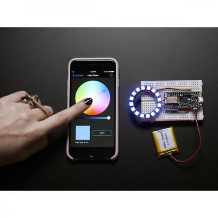 디바이스마트,오픈소스/코딩교육 > 아두이노 > 아두이노 통신모듈,Adafruit,Adafruit Feather 32u4 Bluefruit LE with Headers [ada-3379],USB 및 배터리 충전 기능이 내장된 Arduino 호환  Bluetooth 개발 보드 / Mac OS 및 Windows 8 지원