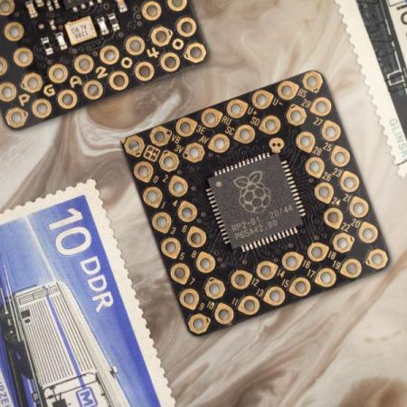 디바이스마트,오픈소스/코딩교육 > 파이썬/IoT 개발 보드 > RP2040/RP2350,Pimoroni,PGA2040 [PIM577],임베디드 프로젝트를 위한 소형 RP2040 브레이크아웃 / C/C++ 또는 MicroPython으로 프로그래밍 가능