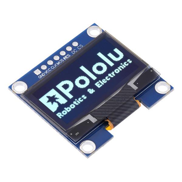 Graphical OLED Display:128x64, 1.3Inch, White, SPI #3760