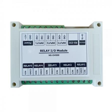 디바이스마트,MCU보드/전자키트 > 전원/신호/저장/응용 > 릴레이,익성전자,NS-OH-500 (IS-OH-500A 호환),Power Supply : DC 7~40V / Host Interface : RS232(4개), TCP/IP(RJ45) 소켓 / Relay : 5EA