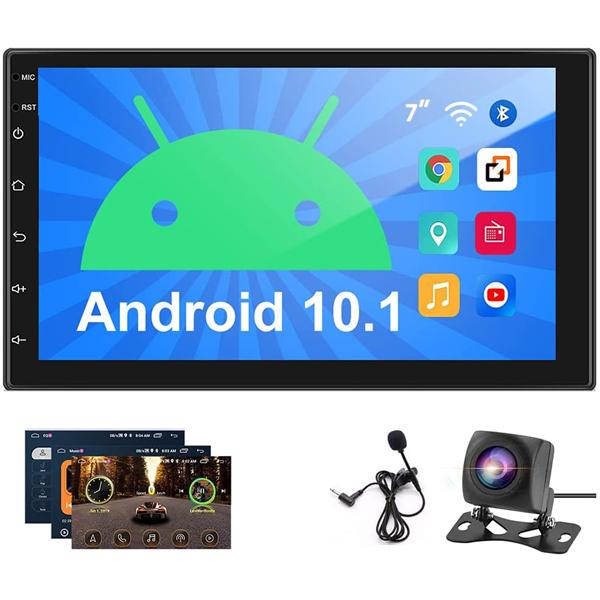 Hikity 2021 New Android 10.1 Double Din Car Stereo