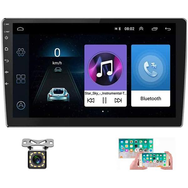 Hikity Android Double Din Car Stereo with GPS 9 Inch Touch Screen