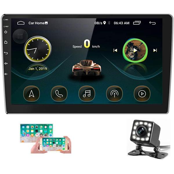 Hikity 10.1 Inch Android Car Stereo Double Din Car Radio