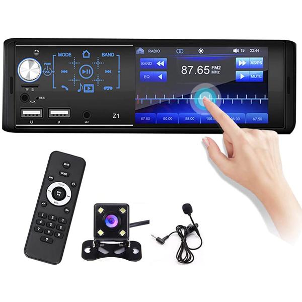 Single Din Car Stereo 4 Inch Capacitive Touchscreen
