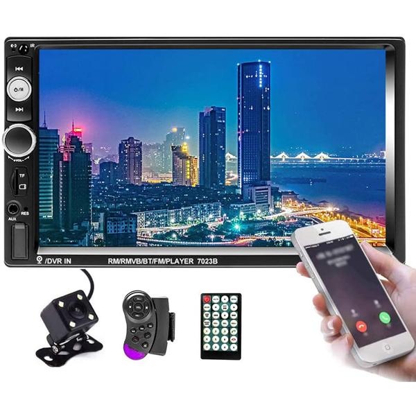 Hikity Double Din Car Stereo 7 Inch Touch Screen