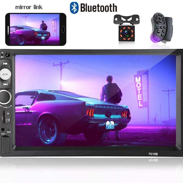 Hikity Double Din Car Stereo 7 Inch Touch Screen Car Radio