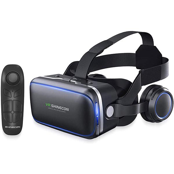 VR Headset for iPhone & Android Phone(vr headset with remote)
