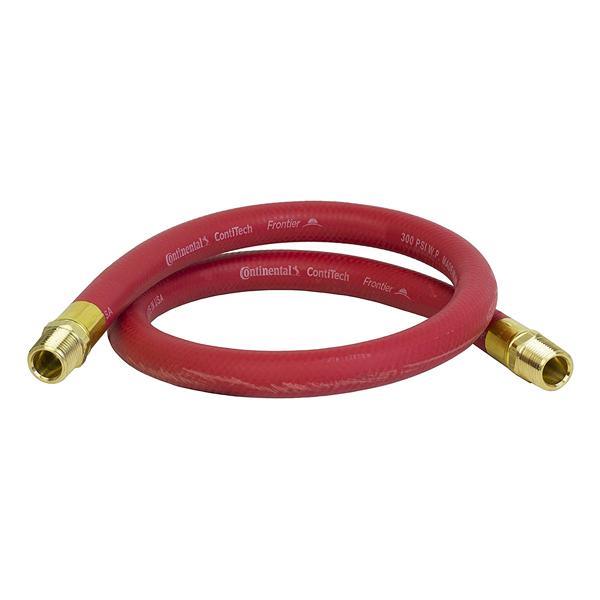 RED EPDM Synthetic Rubber Air & Water Hose(3 FT- Non-swivel)