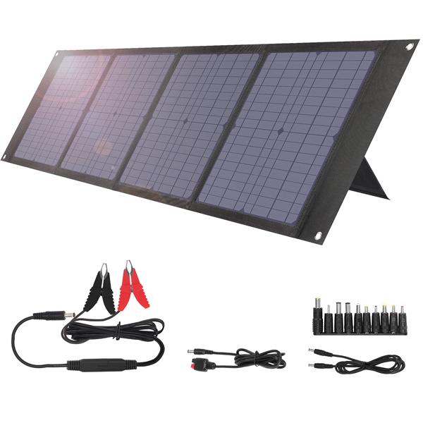 80W Portable Solar Panels, BigBlue Foldable Solar Charger