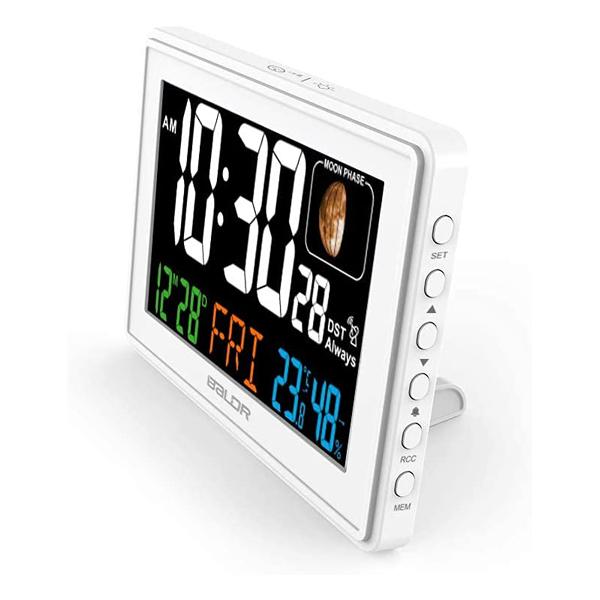 BALDR Atomic Alarm Clock in ColorDigital Clock(White) / 디바이스마트