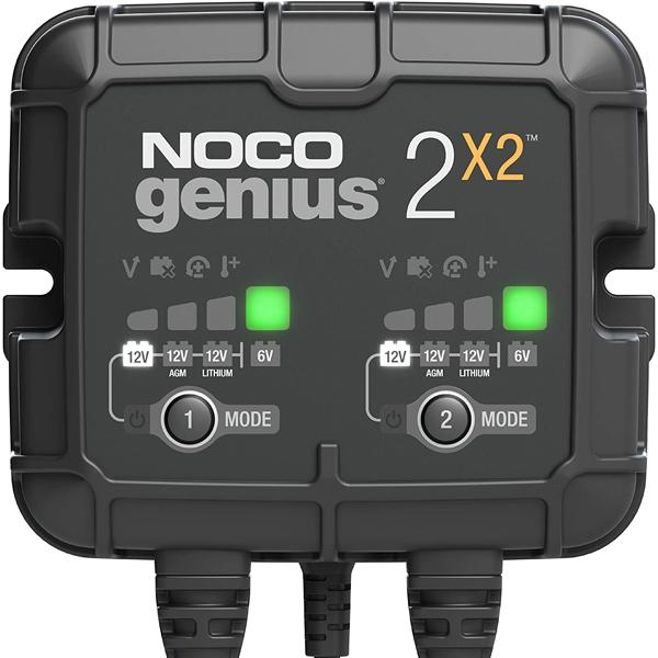 NOCO GENIUS2X2, Fully-Automatic Smart Charger